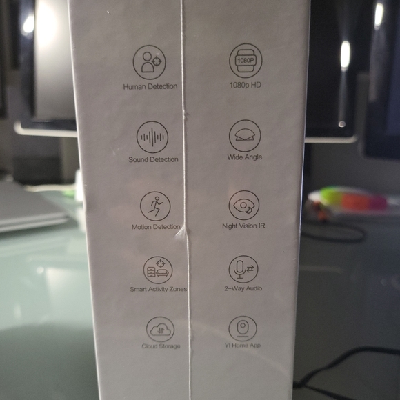 YI 4pc Security Home Camera, 1080p 2.4G WiFi Smart Indoor IP Cam with Night - Picture 7 of 8